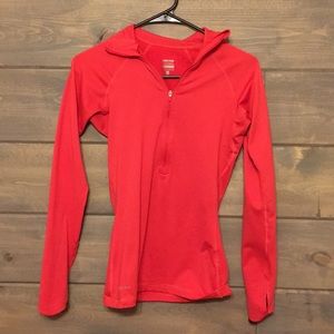 Pink Nike Pro quarter zip